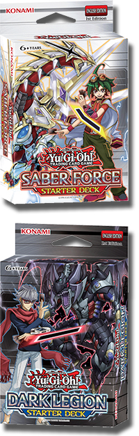 yu gi oh starter deck dark legion VIZ Yugioh Saber Force And Amp
